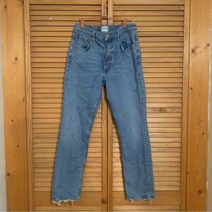 AGolde High Rise Straight Jeans size 30